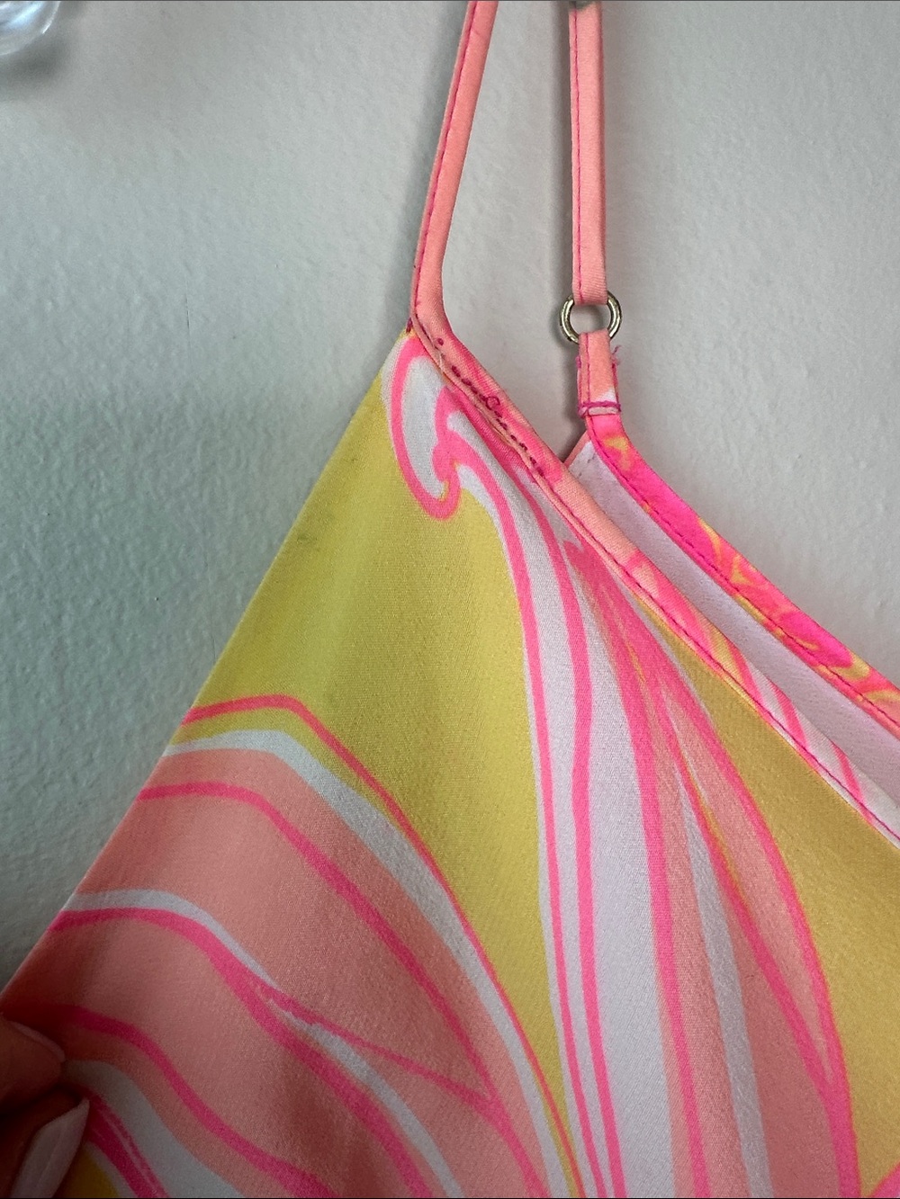 Lilly Pulitzer Pink Yellow Floral Slip Dress - Picture 3 of 3